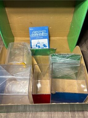 Learning Resources Giant Geosolids Incomplete Set Of 6 Math Geometry